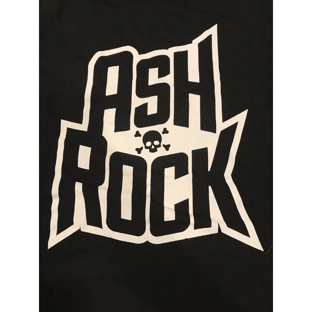 Ash Rock ☠️ T-shirt black medium delta pro weight  Tag‎